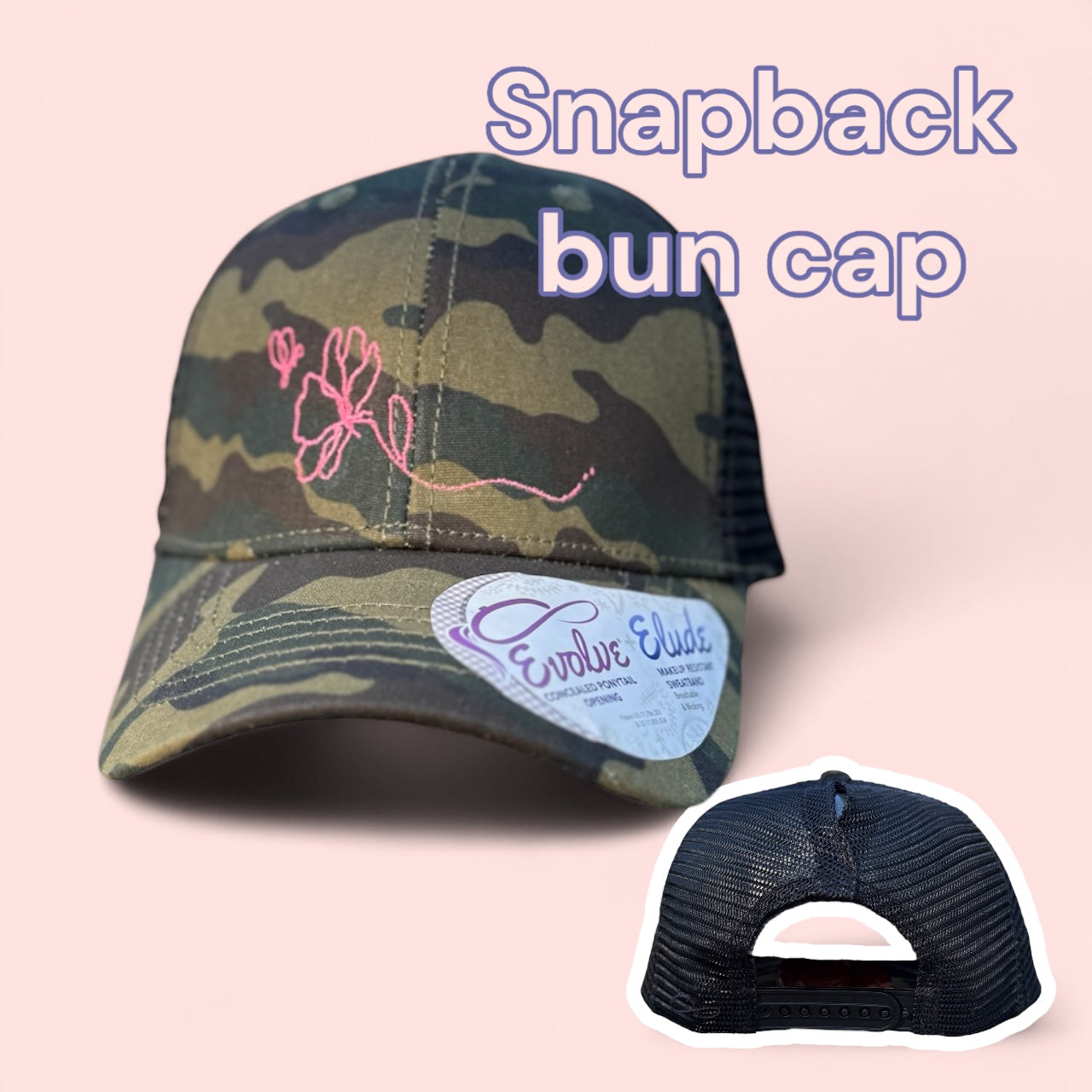 Ladies Bun Caps (3 designs)