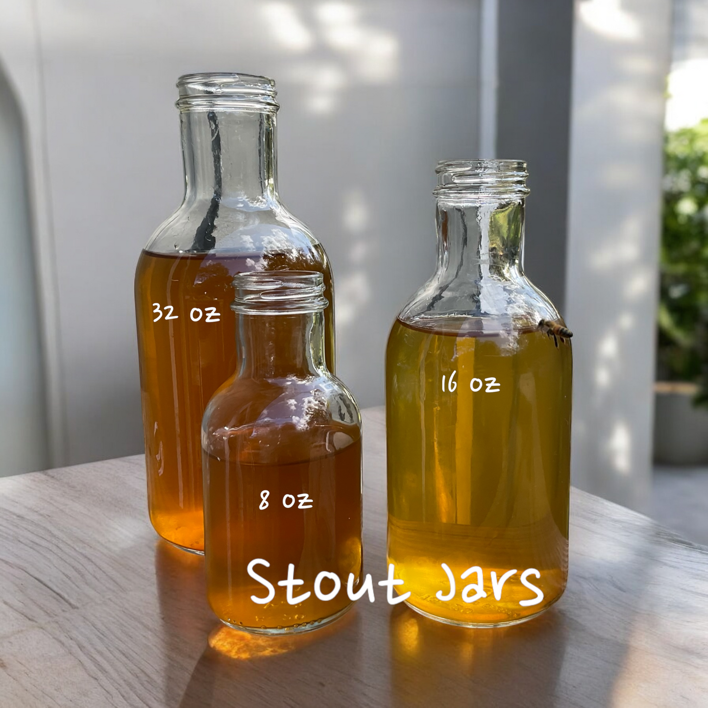 Stout Glass Jars (NAHBE pick up only)