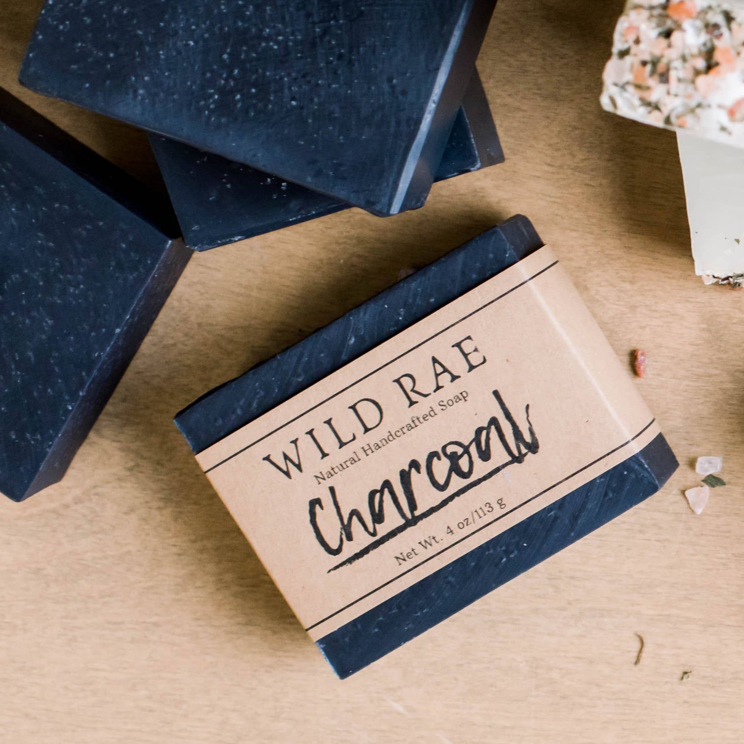 Charcoal | Handcrafted Natural Soap Bar | Tea Tree & Aloe