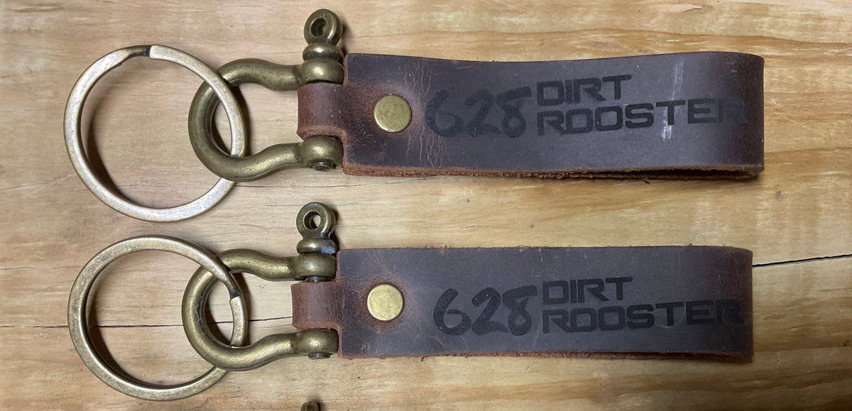 Leather key chain