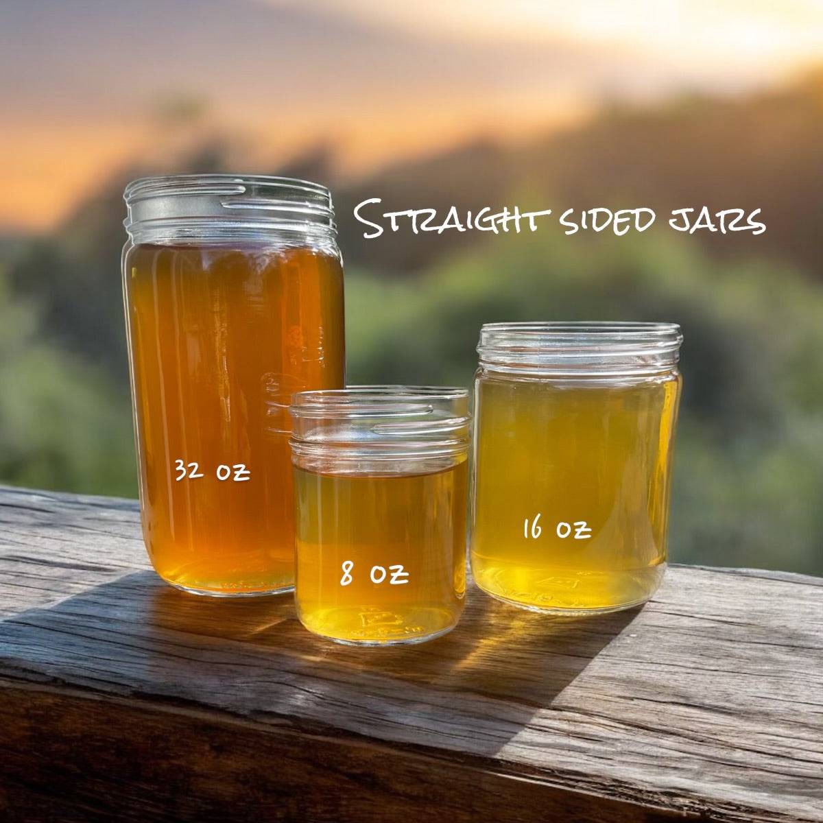 Straight Glass Jars (NAHBE pick up only)