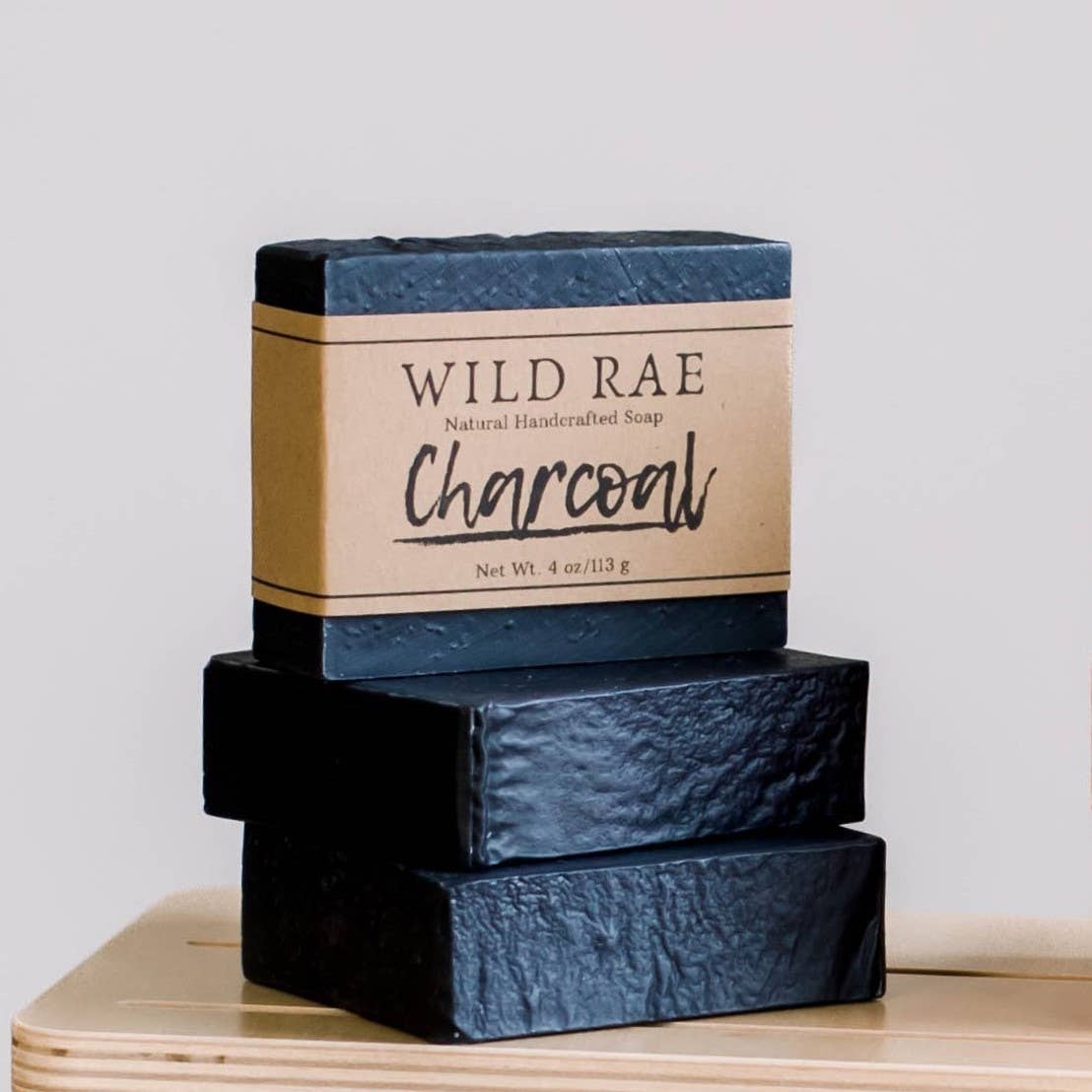 Charcoal | Handcrafted Natural Soap Bar | Tea Tree & Aloe